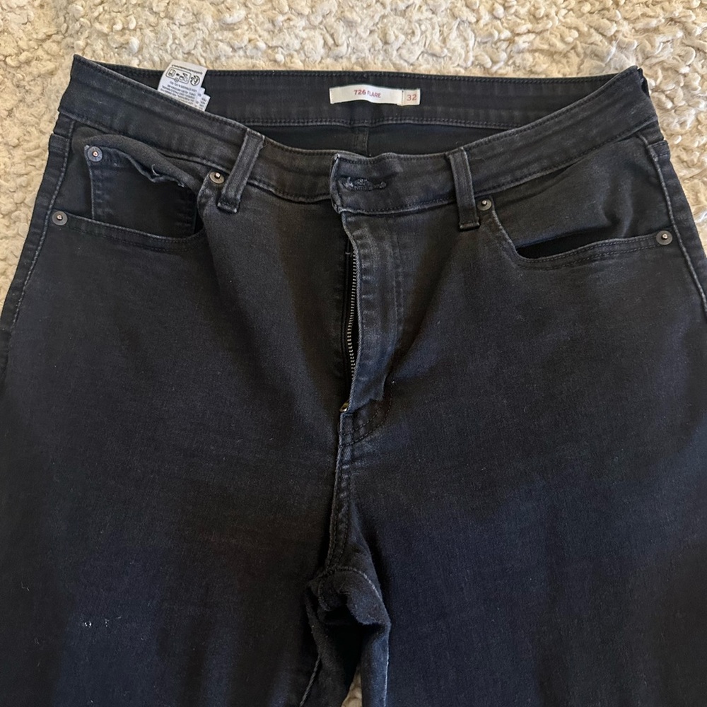 Levi's Women's Black Flare Jeans